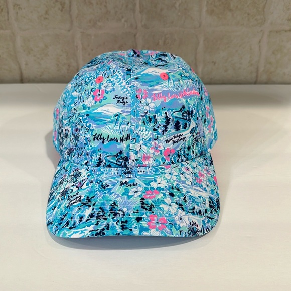 NWT Blue Peri Lilly Loves North Carolina Run Around Hat - Picture 5 of 7